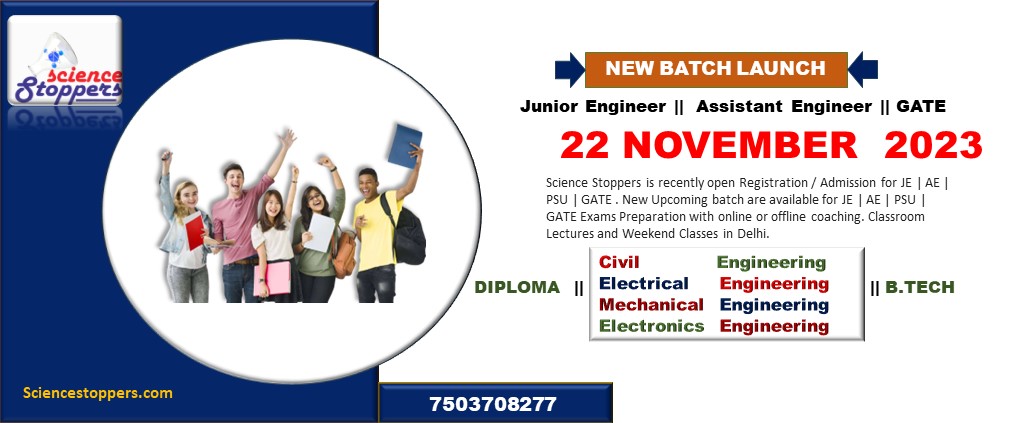 new batch for ssc je in delhi