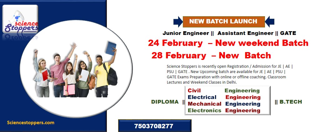 Join New Batch For SSC JE Coaching