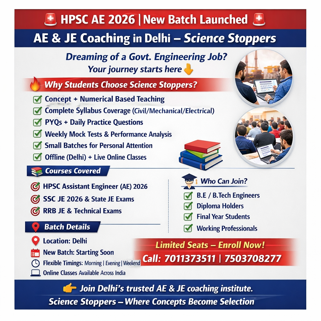 hpsc ae coaching in delhi